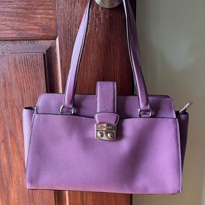 Coach Lavender Shoulder Bag with Crossbody Strap
